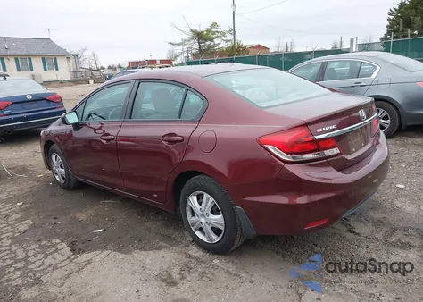 2014 Honda Civic Lx z USA, uszkodzony, nr VIN 2HGFB2F55EH526633